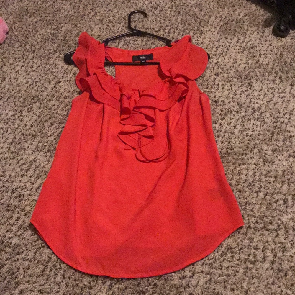 Coral Cajun top!